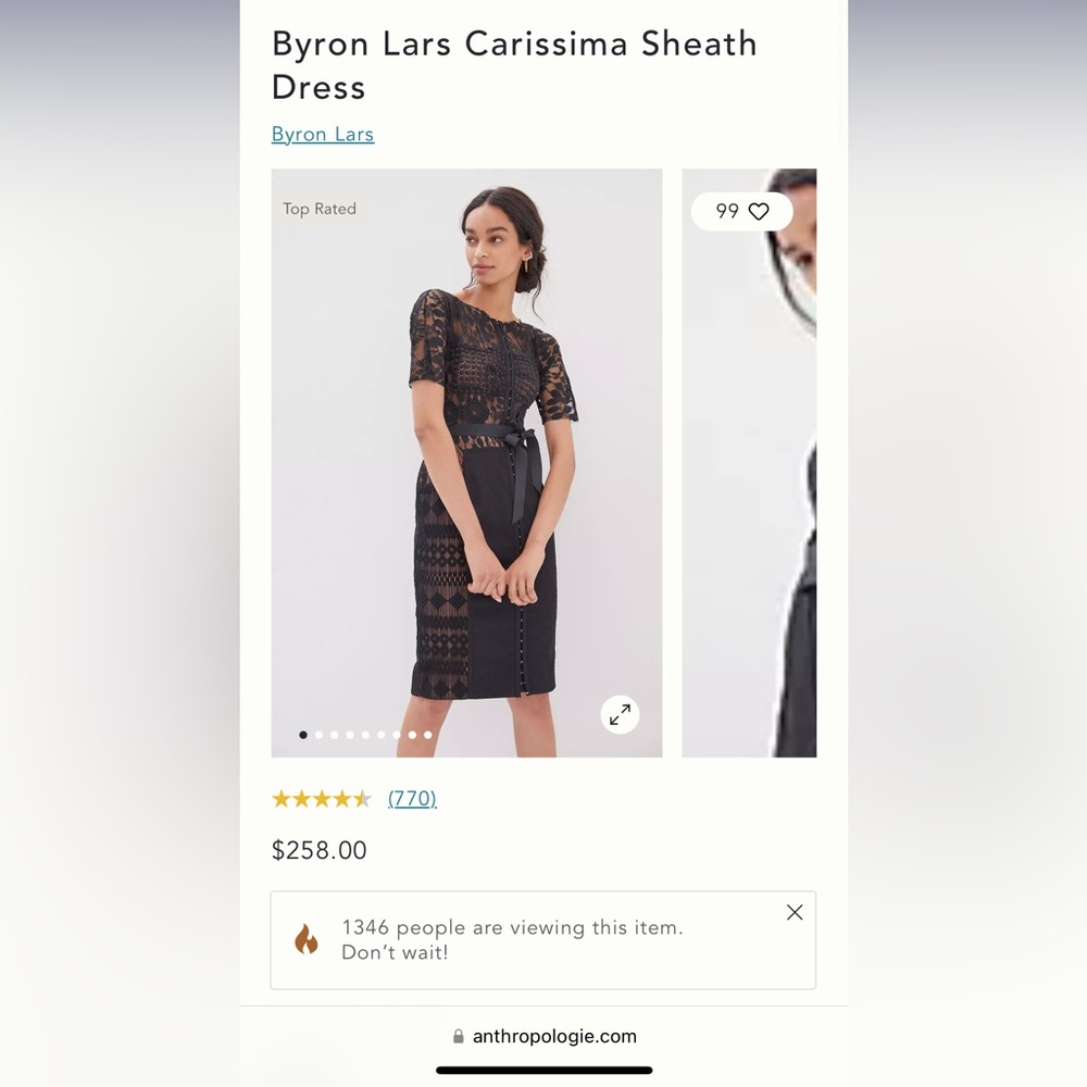 Byron Lars dress size 12